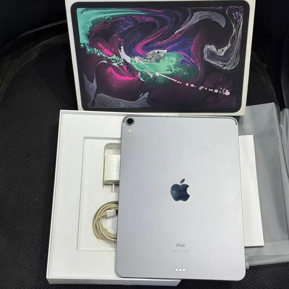 ipad pro 2018 64gb wifi only fullset ori fungsional normal