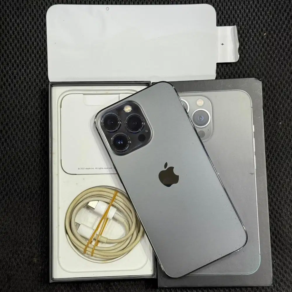 iphone 13 promax 256gb bh 87 asli segel masih tahan air fullset ori
