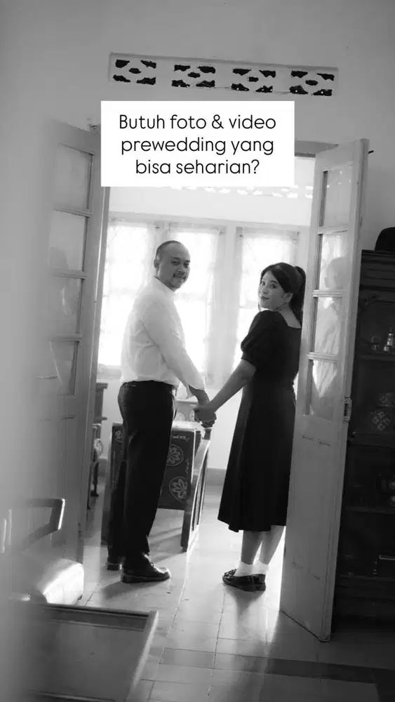 Jasa foto & video prewedding atau wedding Bogor