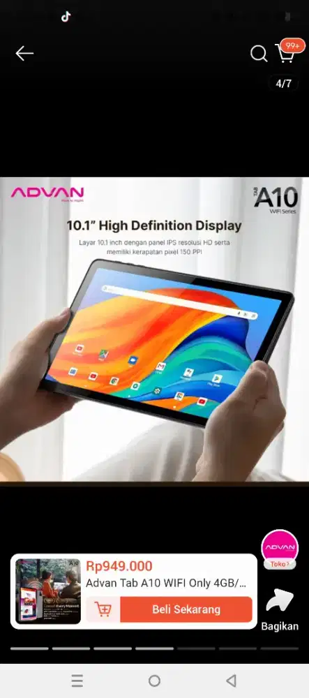 Tablet advant tab 10