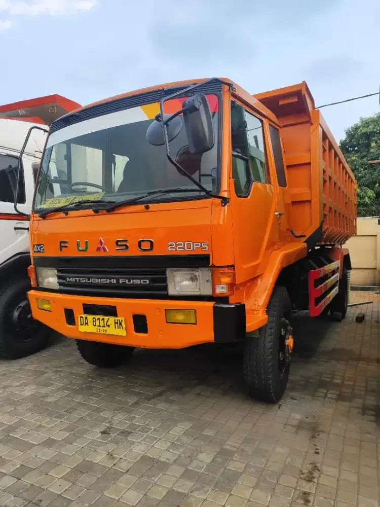 DUMP TRUK MITSUBISHI FUSO FM 517 HS, ENGKEL 4X2, INDEK 15m³, TH. 2016