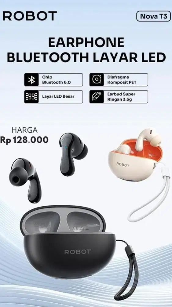 HEADSET NIRKABEL ROBOT NOVA T3