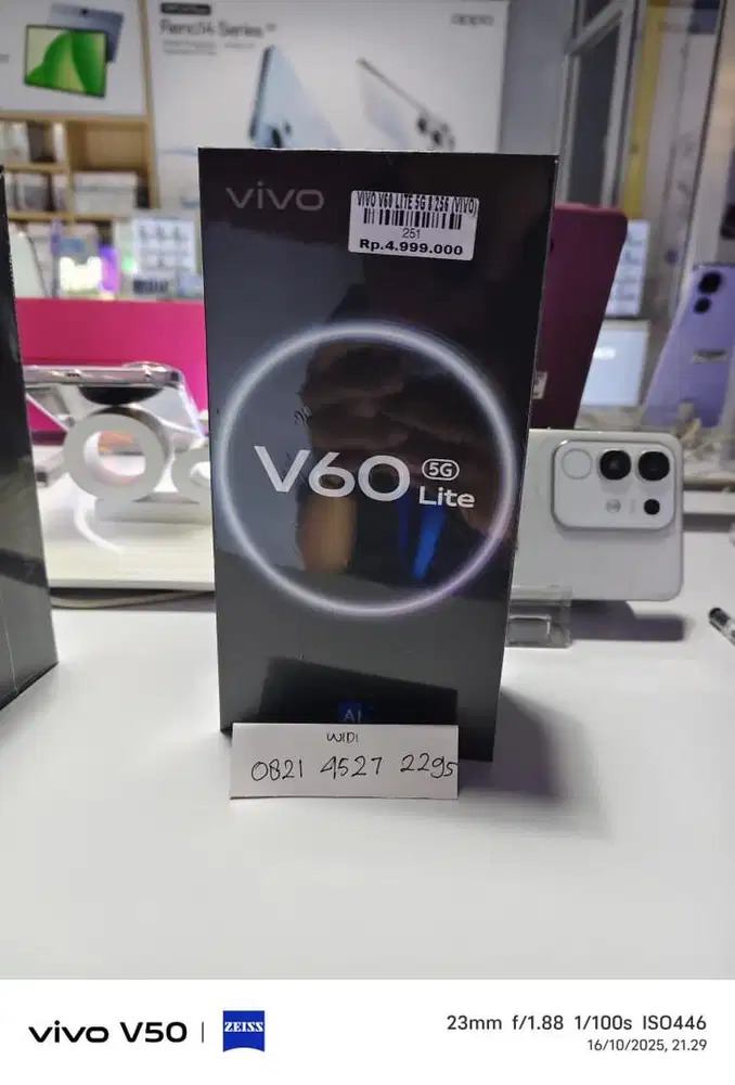Vivo v60 lite 5g 8/256gb Atlantis dahsyt