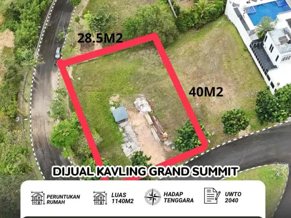 Dijual Kavling Rumah Grand Summit Southlink Batam