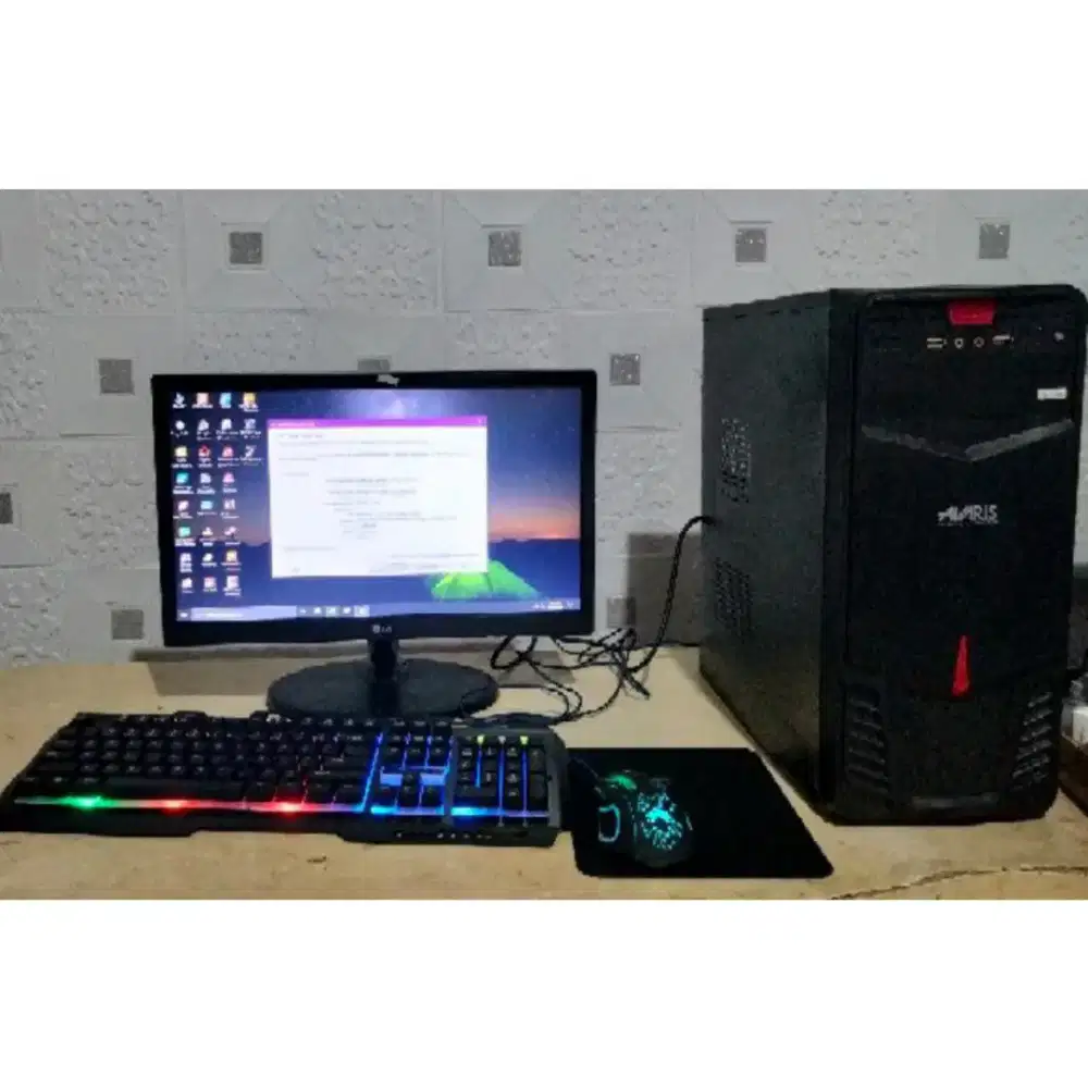 Computer i3 fulset siap pakai