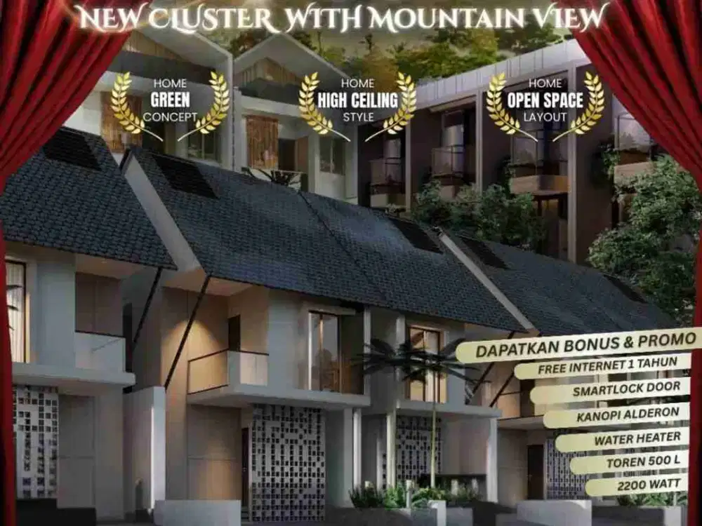 Rumah tropical modern dekat stasiun whoosh Padalarang harga launching