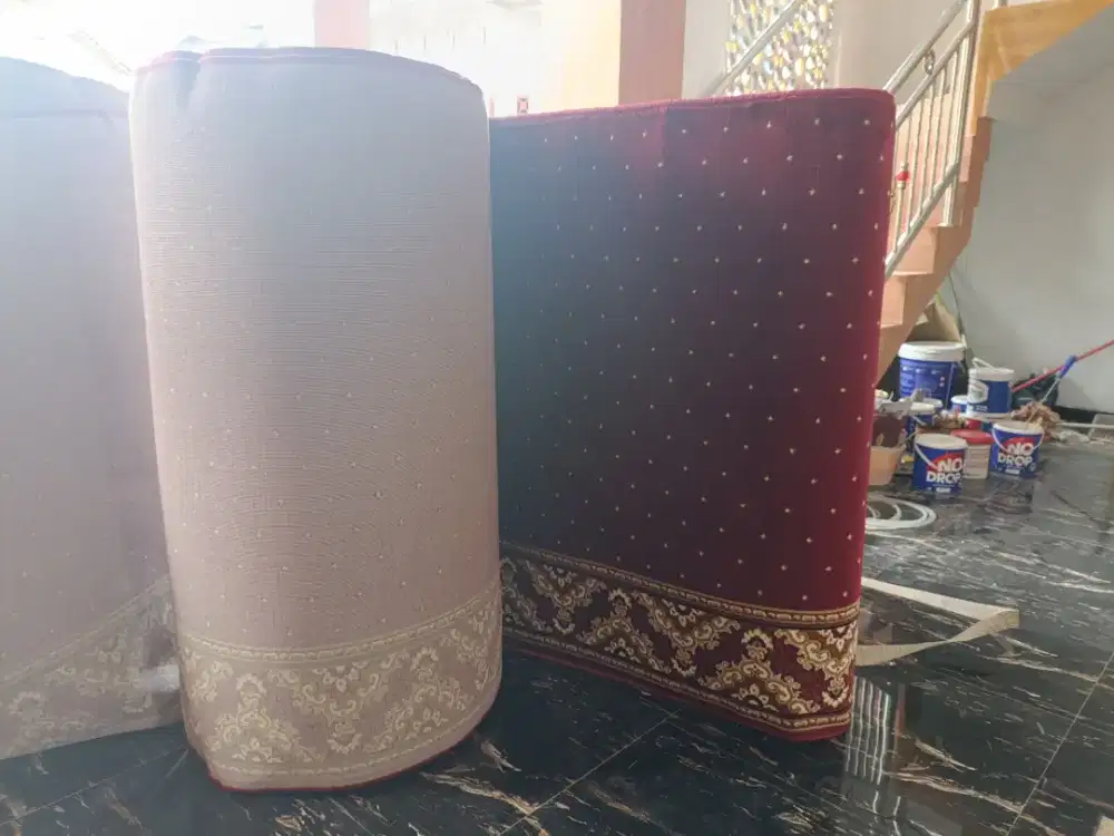 Ambal Sajadah Karpet Masjid Termurah. Tersedia Lokal maupun Import