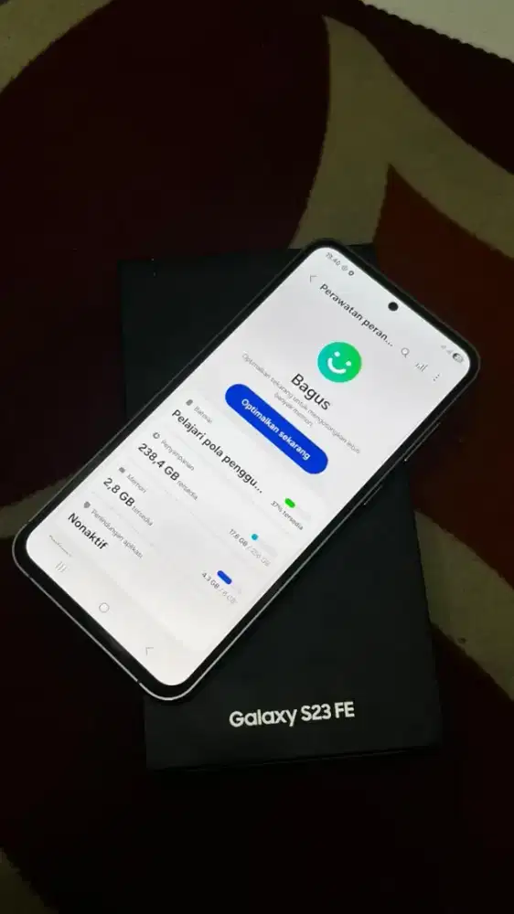 Samsung s23FE 8/256 lengkap kondisi normal layar bersih no shedow