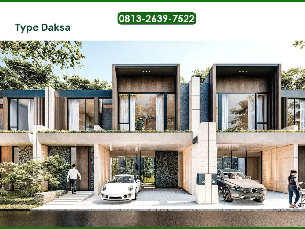 Hanya 3 Menit SCH dan JCM Mall, Rumah Premium
