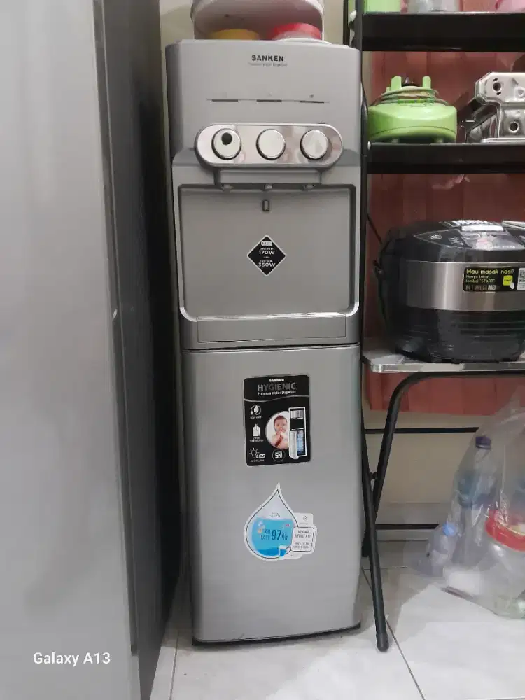 Dispenser Premium Galon Bawah Sanken Eco Switch Panas Biasa Dingin