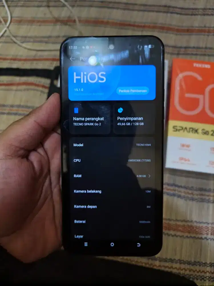 Tecno Spark GO 2 Ram 4/128