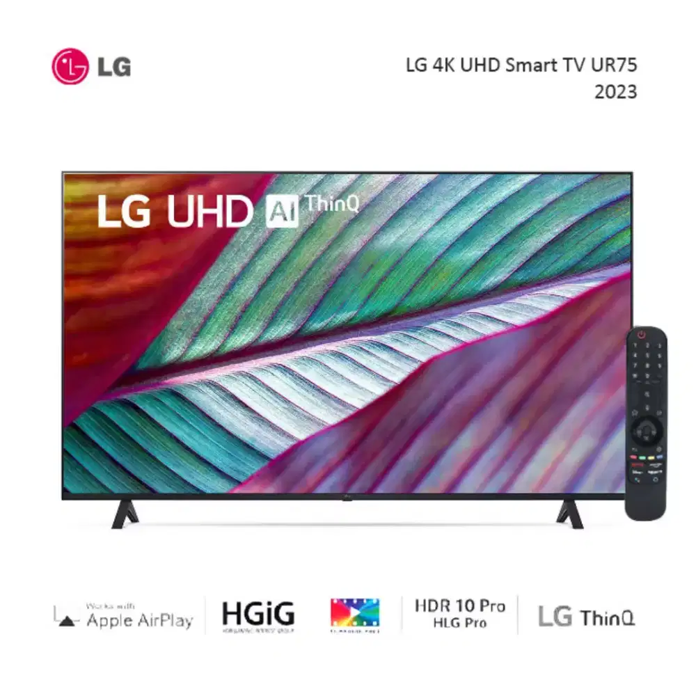 LG led tv 55in 4k smart tv 55ur7500