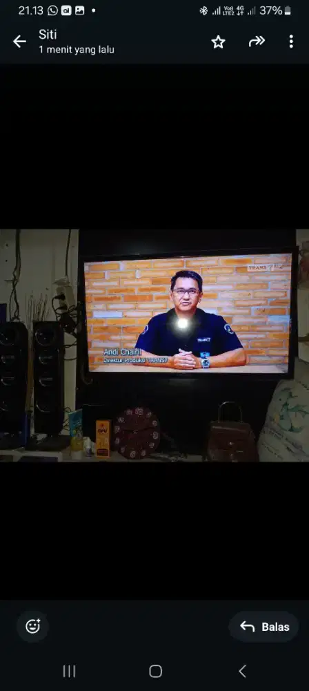 Tv led 32 inch merk polytron