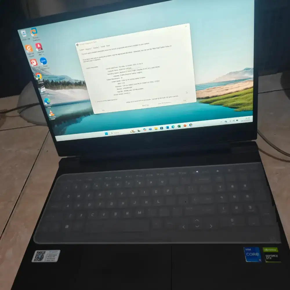 Laptop gaming 15-Fa0xxx ga terpakai