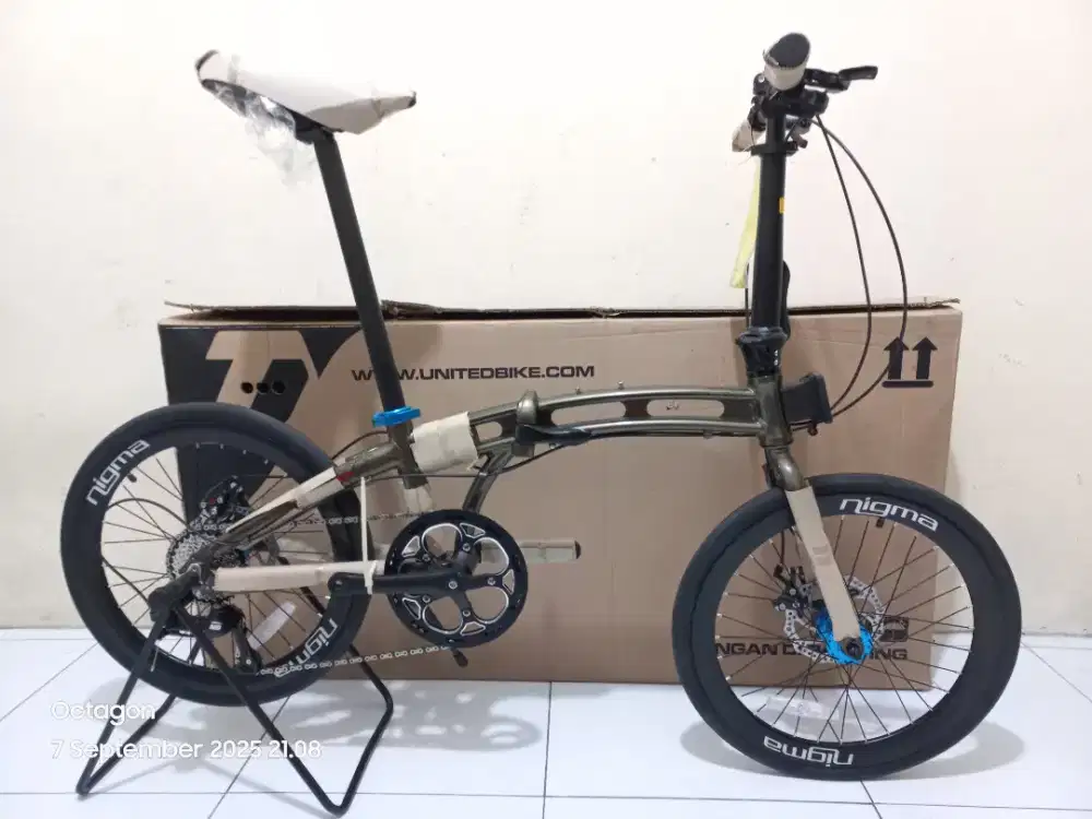 Sepeda lipat United Nigma 3 baru jangkrik