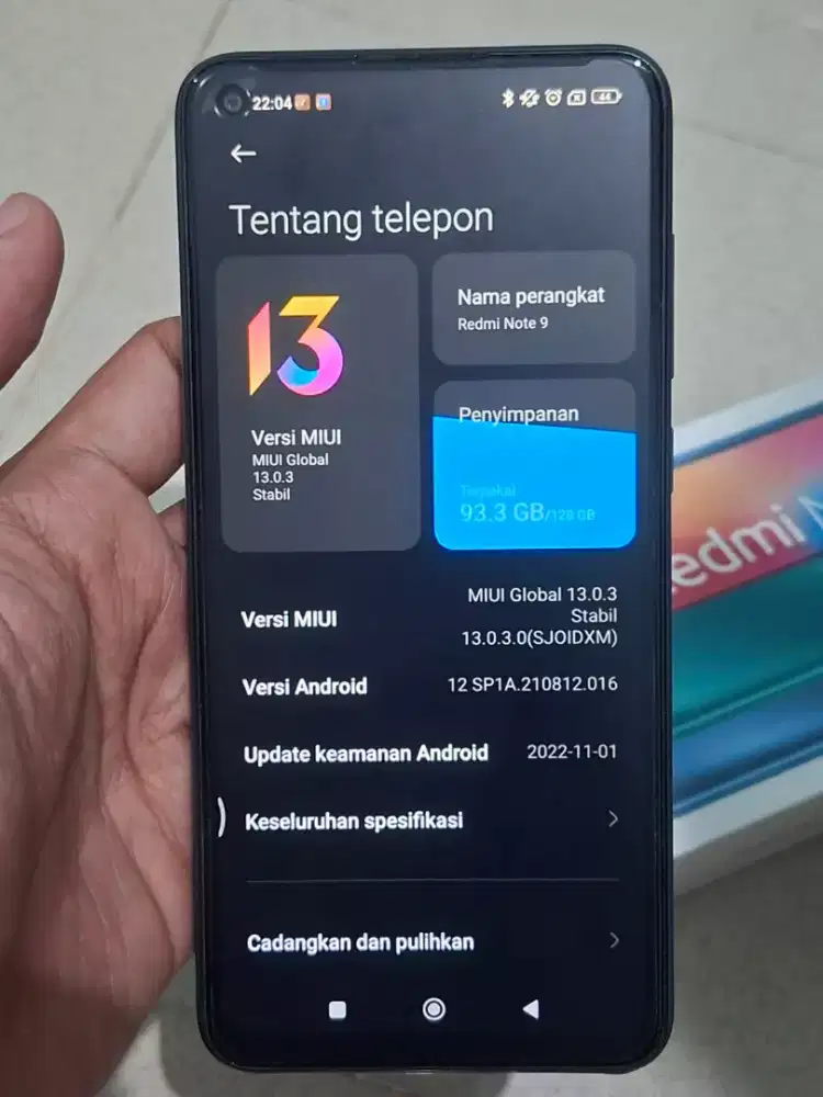 Redmi Note 9 6/128