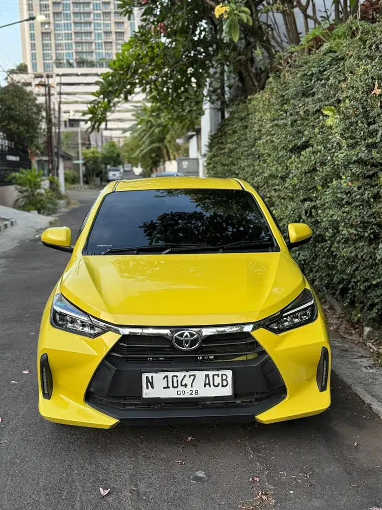Mobil Agya 1.2 G AT Bensin Kuning 2023
