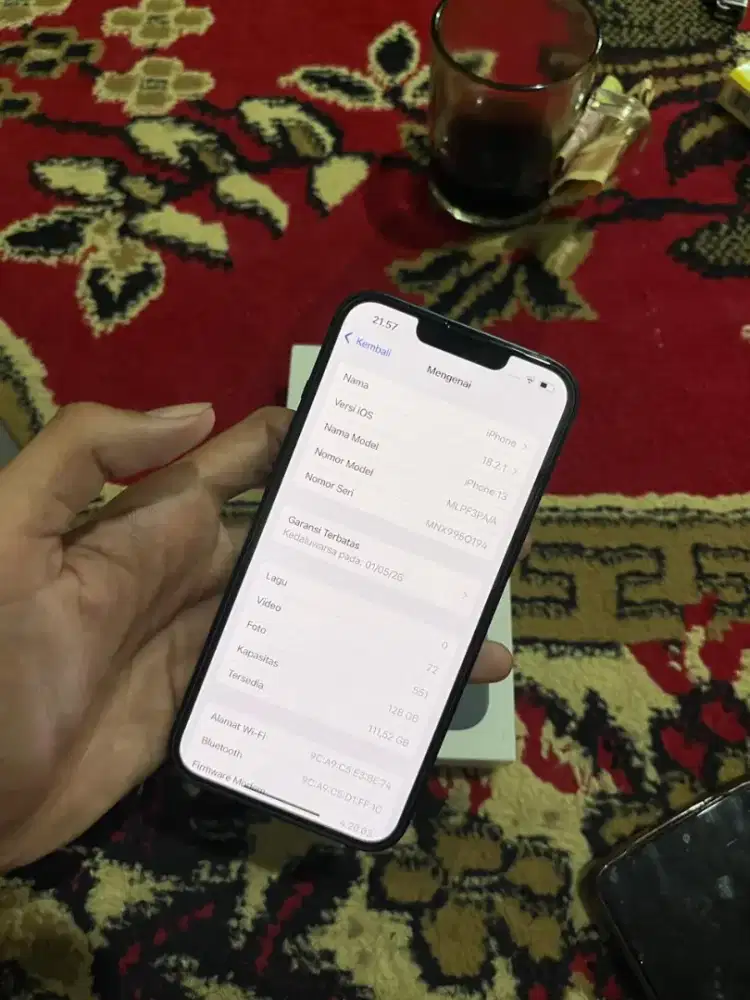 ip 13 128gb ibox garansi ON