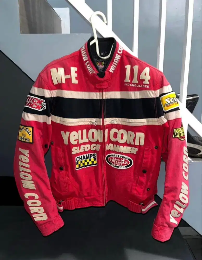 yellow corn racing jaket