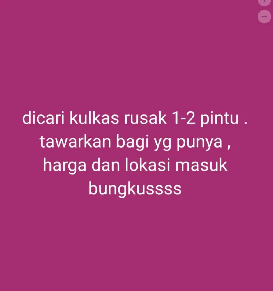 dicari untuk dibeli !!