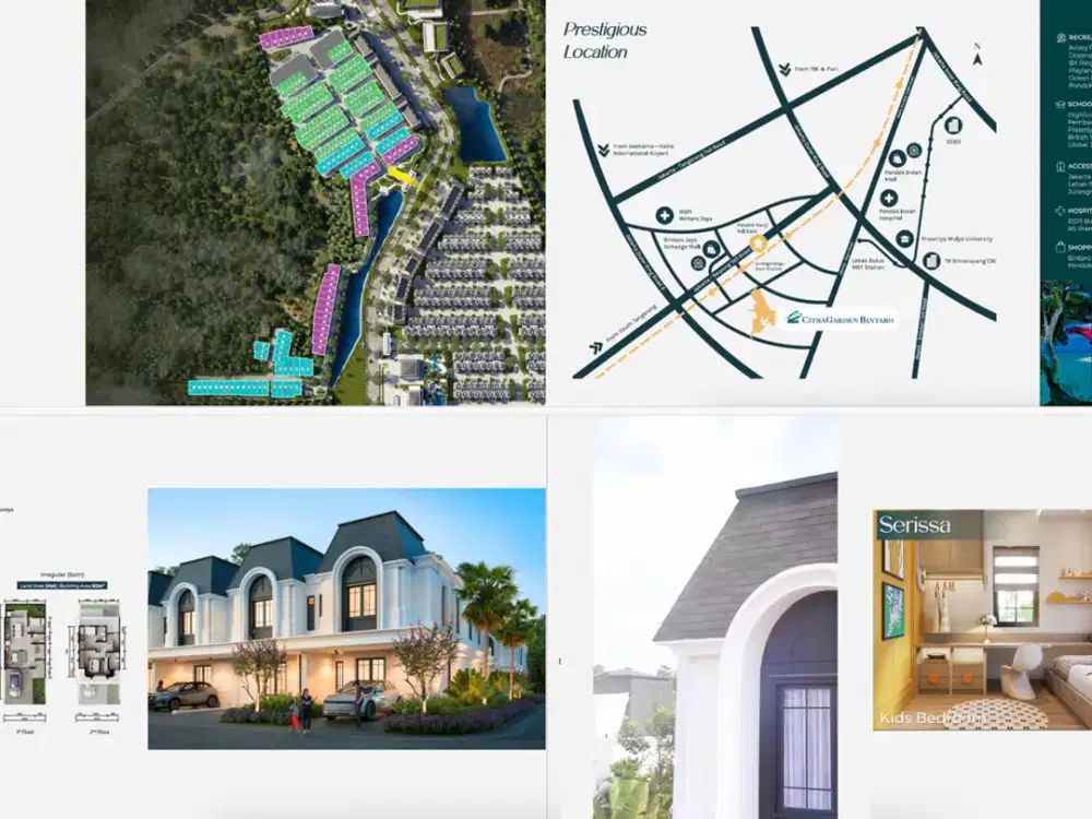 Dalbergia Citra Garden Bintaro (European Modern Home) - DP Mulai 23 Jt