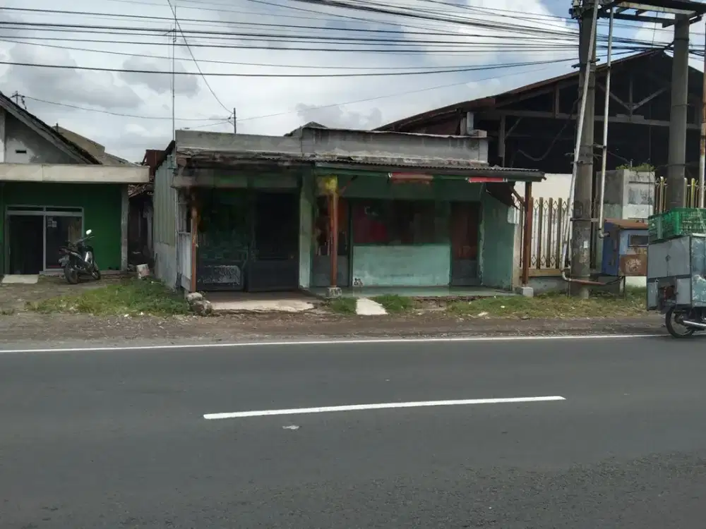 di jual rumah raya wonoayu 0 jalan raya