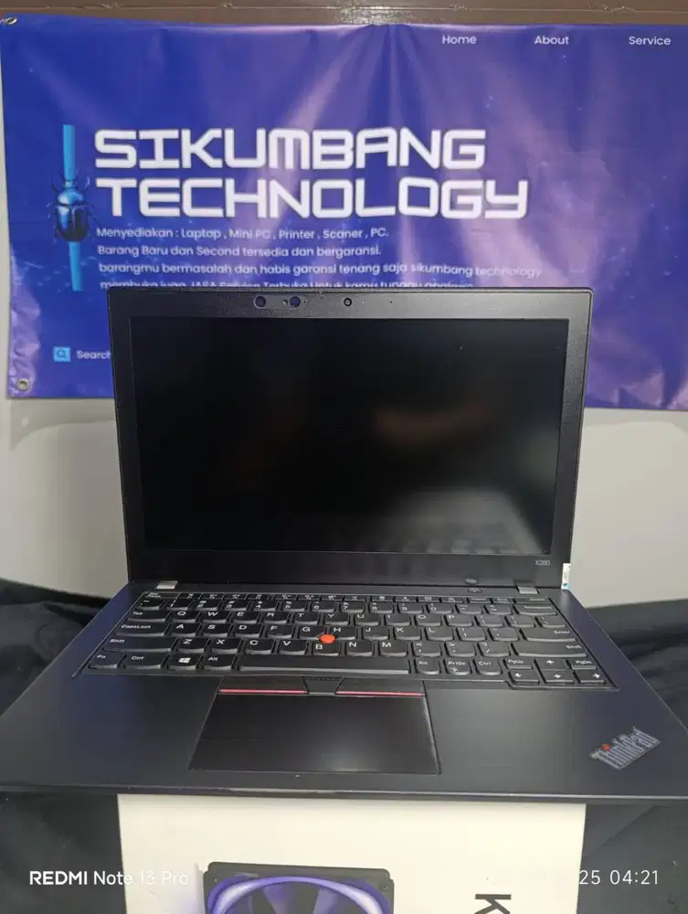 ThinkPad X280 i5 Gen 8 | RAM 8GB SSD 256GB | Tipis, Kencang + Garansi