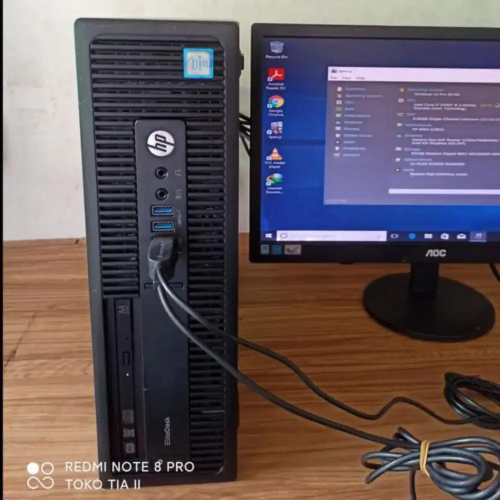 HP CPU AMD A6/8gb/128/500gb/19inch