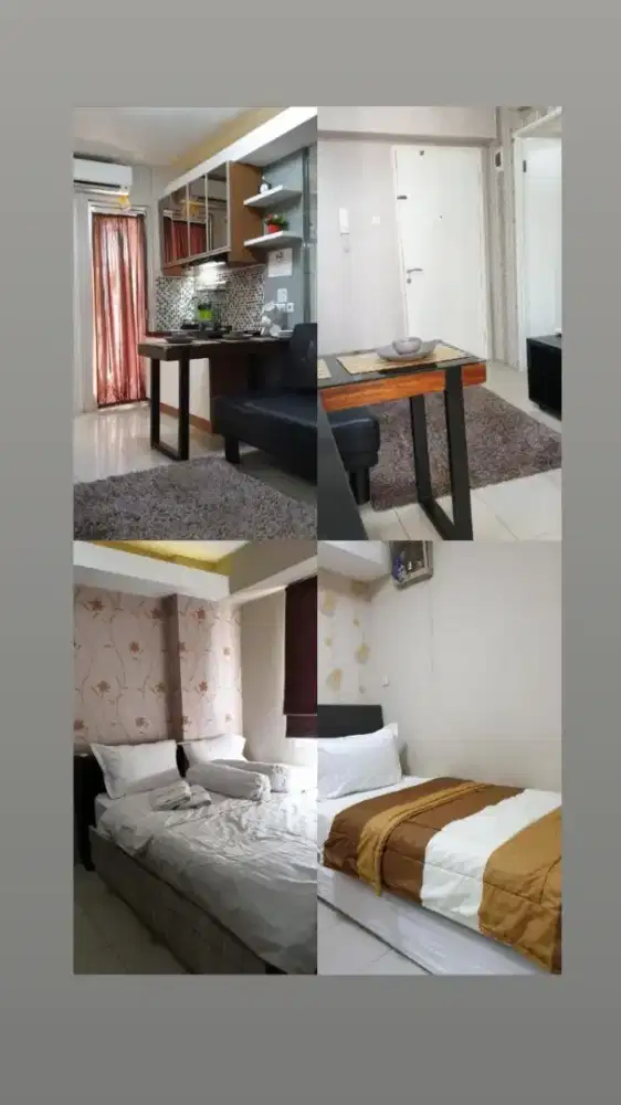 SEWA APARTEMEN BASURA TIPE 2BR FURNISH DIATAS MALL
