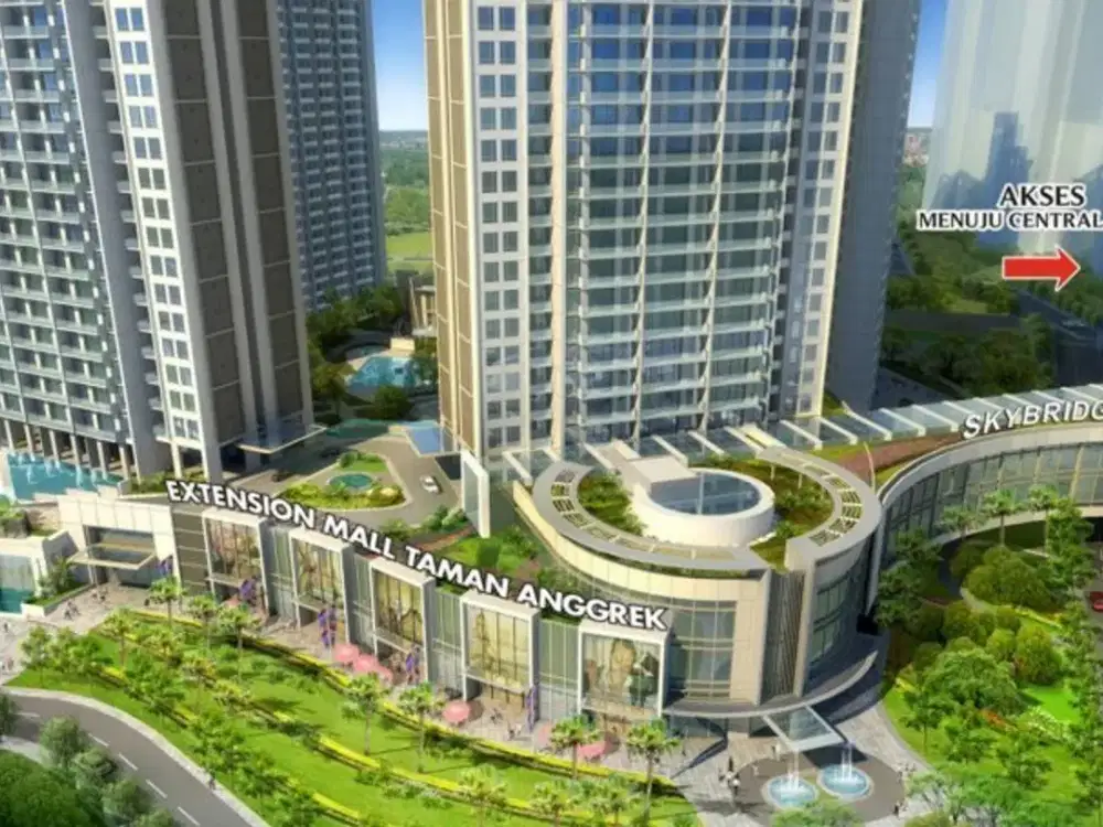 Ready Survey! Apartemen 2BR Mediterania Garden 2 Full Furnish Dekat Central Park