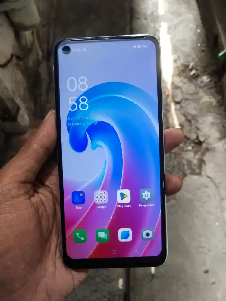 oppo A96 8+8/256 snapdragon680 nfc os13 body lecet casing pemakaian