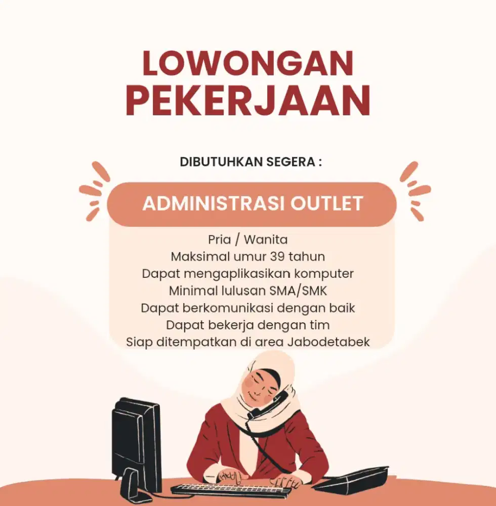 Administrasi outlet food court