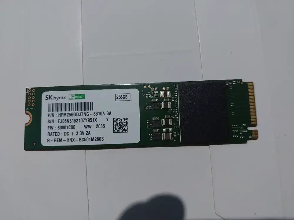 SSD NVME Gen3 SKHynix 256 GB Health 94%