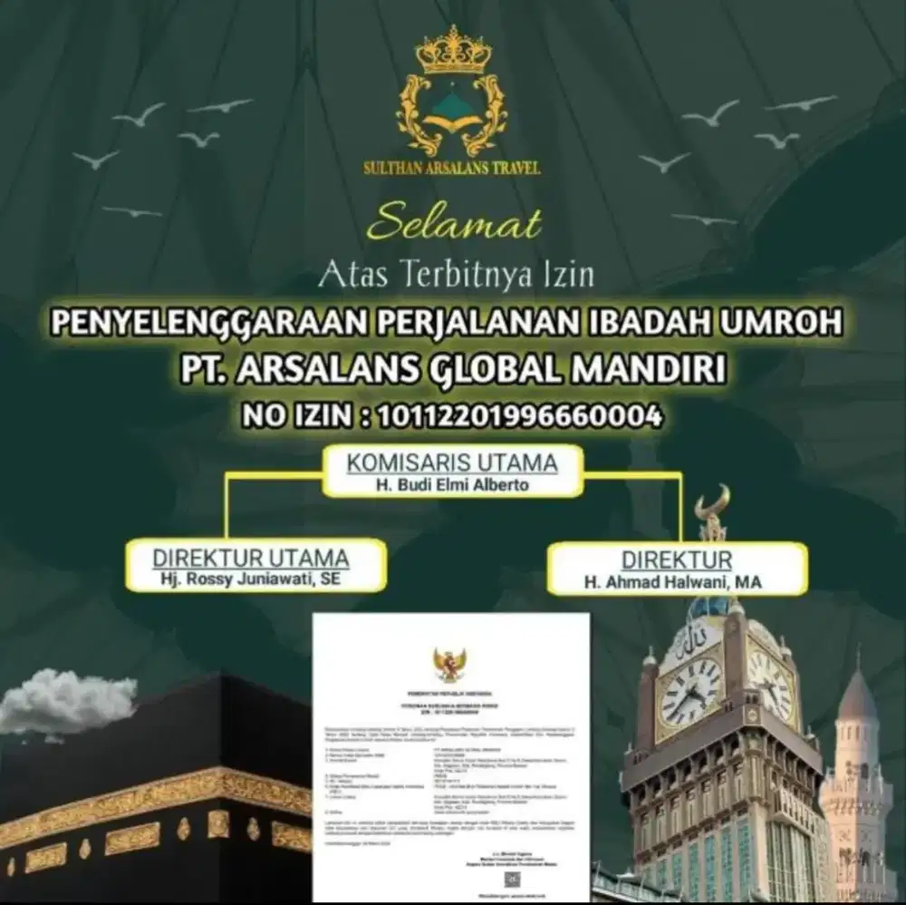 Travel umroh haji terpercaya dan amanah