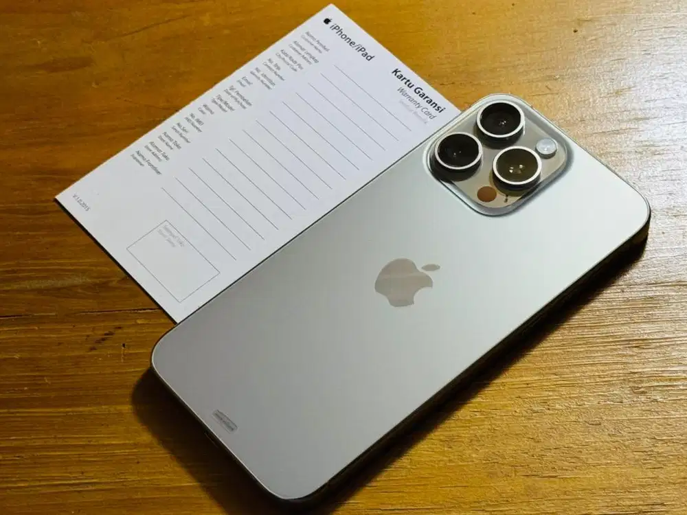 iPhone 15 Pro Max 256GB iBox BH97% Super Terawat Istimewa