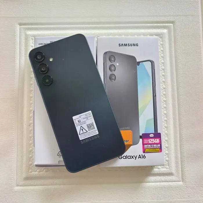Jual Samsung A16 Ram 8/256 Fullset Baterai Awet, Kamera Jernih