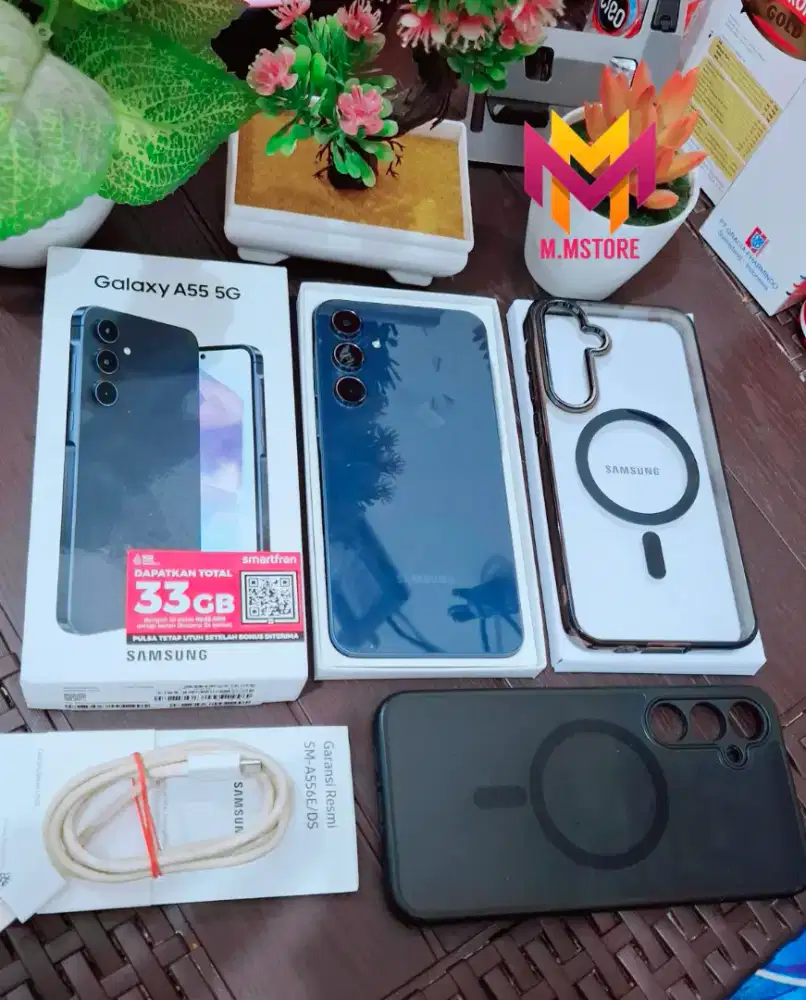 Samsung Galaxy A55 5G Ram 12/256gb Awesome Navy Ori Sein Garansi On