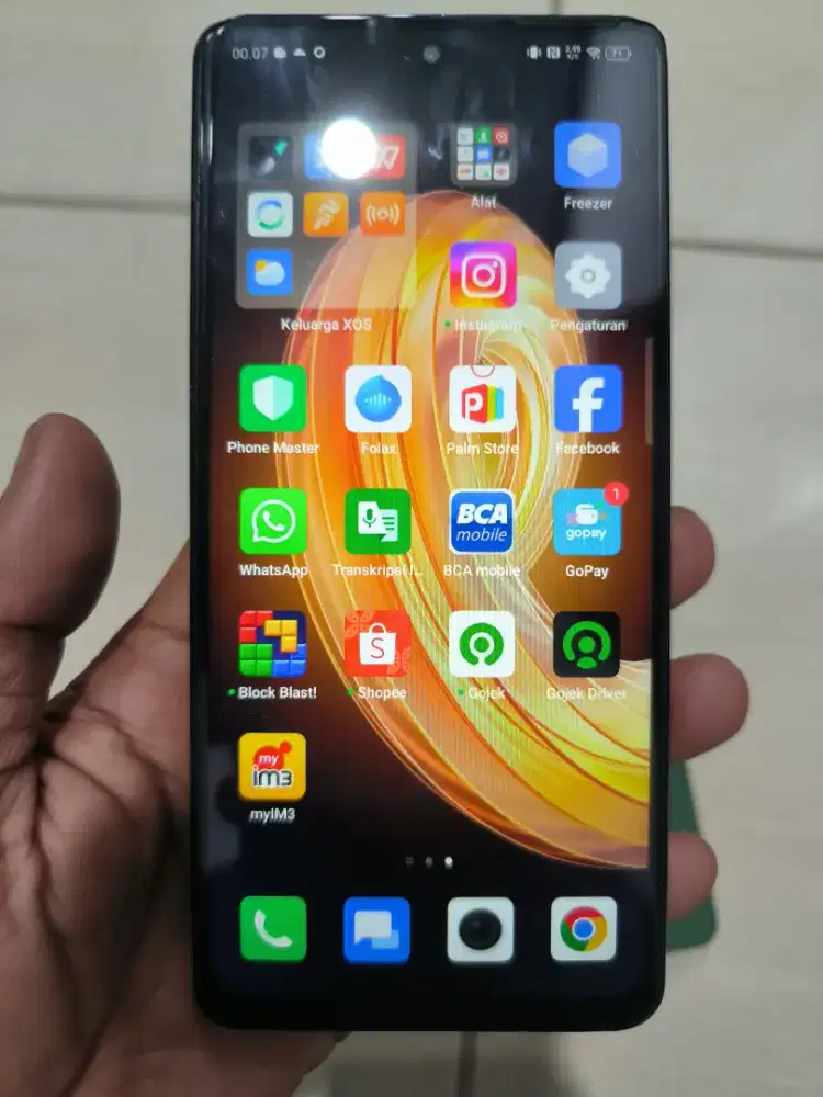 Hp Infinix note 30pro ram 8+8/256 komplit hp seperti digambar