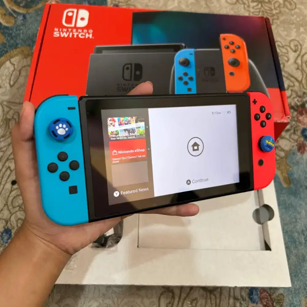 Nintendo Switch V2 FULLSET MULUS