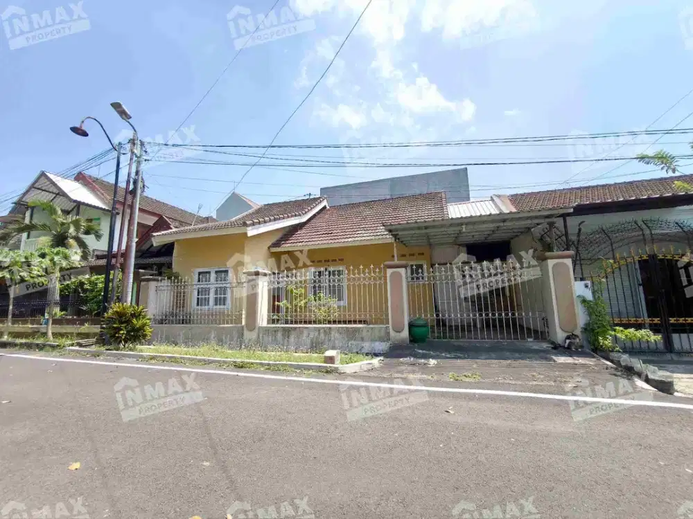 BARANG LANGKA RUMAH BOROBUDUR AGUNG HITUNG TANAH SAJA, SHM, DEKAT SEKOLAH HUA IND