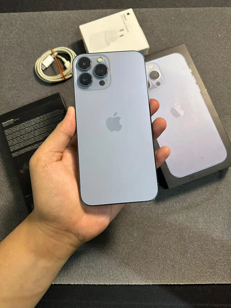 Iphone 13 promax 128 gb ibox sirea blue no minus