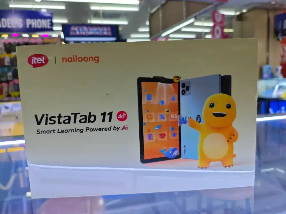 Tablet itel vista tab 11 4/128 SIM card bonus flipcase