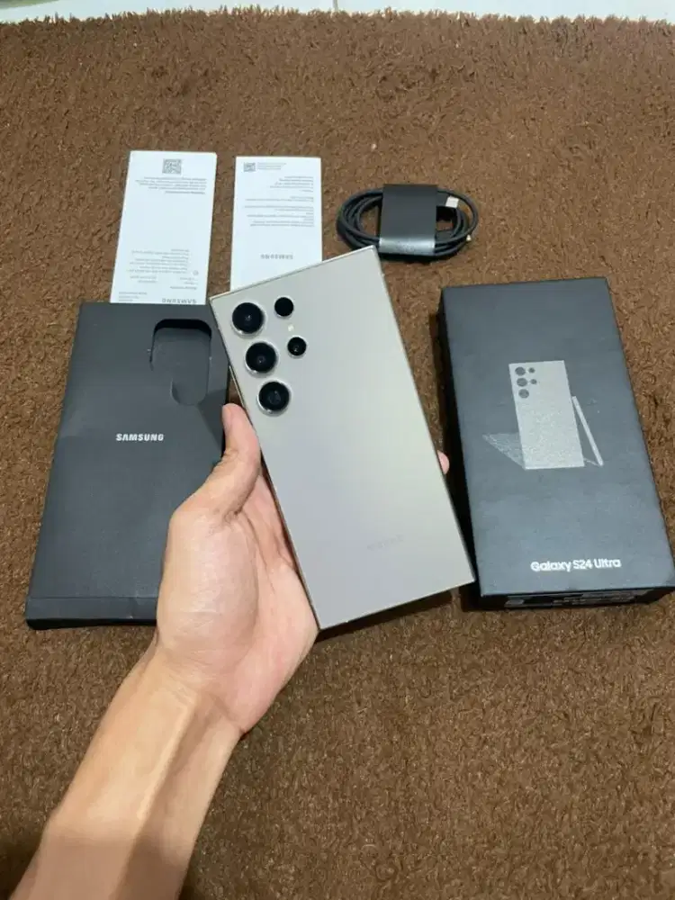 Samsung S24 Ultra 12/256gb second mulus murah