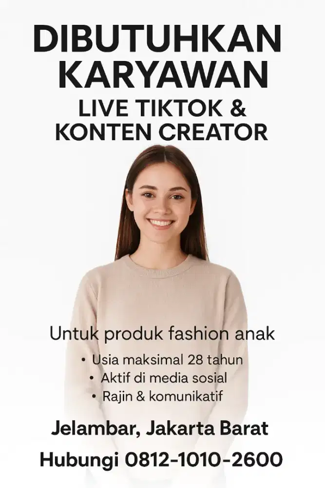 Live streaming barang kaos