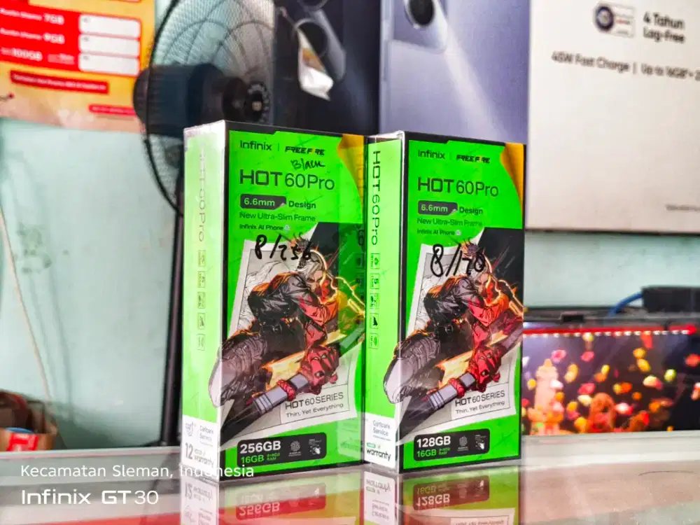 INFINIX HOT 60 PRO 8/256 NEW SEGEL PROMO TERMURAH