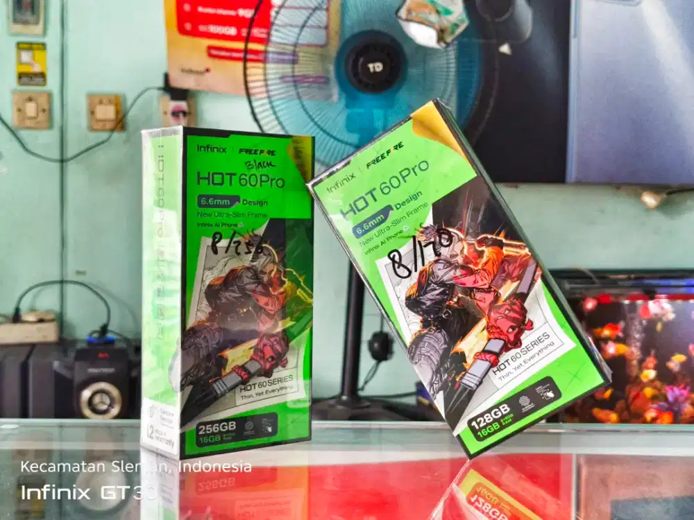 INFINIX HOT 60 PRO 8/256 NEW SEGEL BNIB TERMURAH SIAP ANTAR