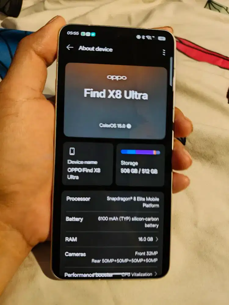 Oppo Find X8 Ultra Beacukai 16/512GB Mulus