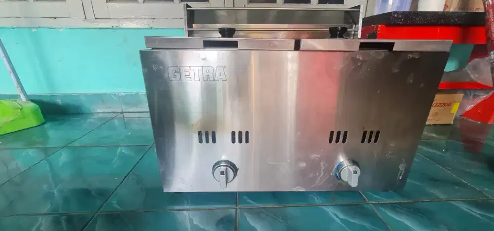 Jual cepat deep fryer 2 tungku kapasitas 6 liter