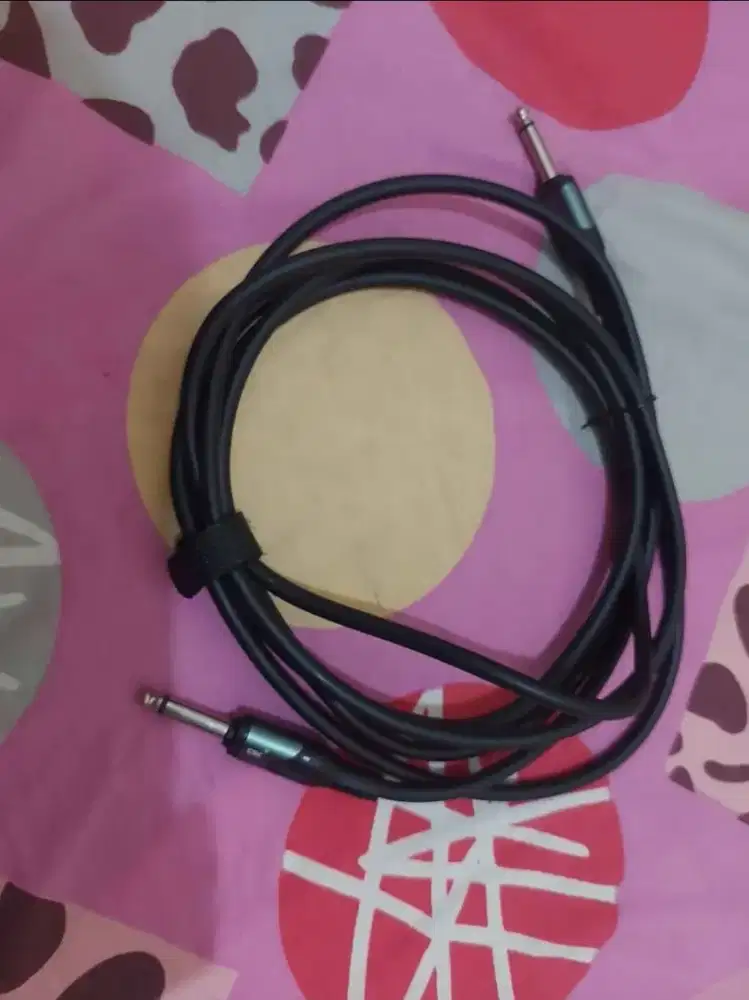 Kabel gitar bass dll DK anti noise panjang 3mtr