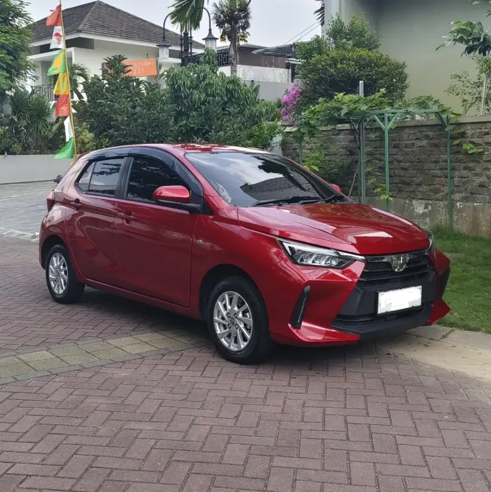 Km rendah 24 rb  |  Toyota New Agya 1.2 G cvt tahun 2023
